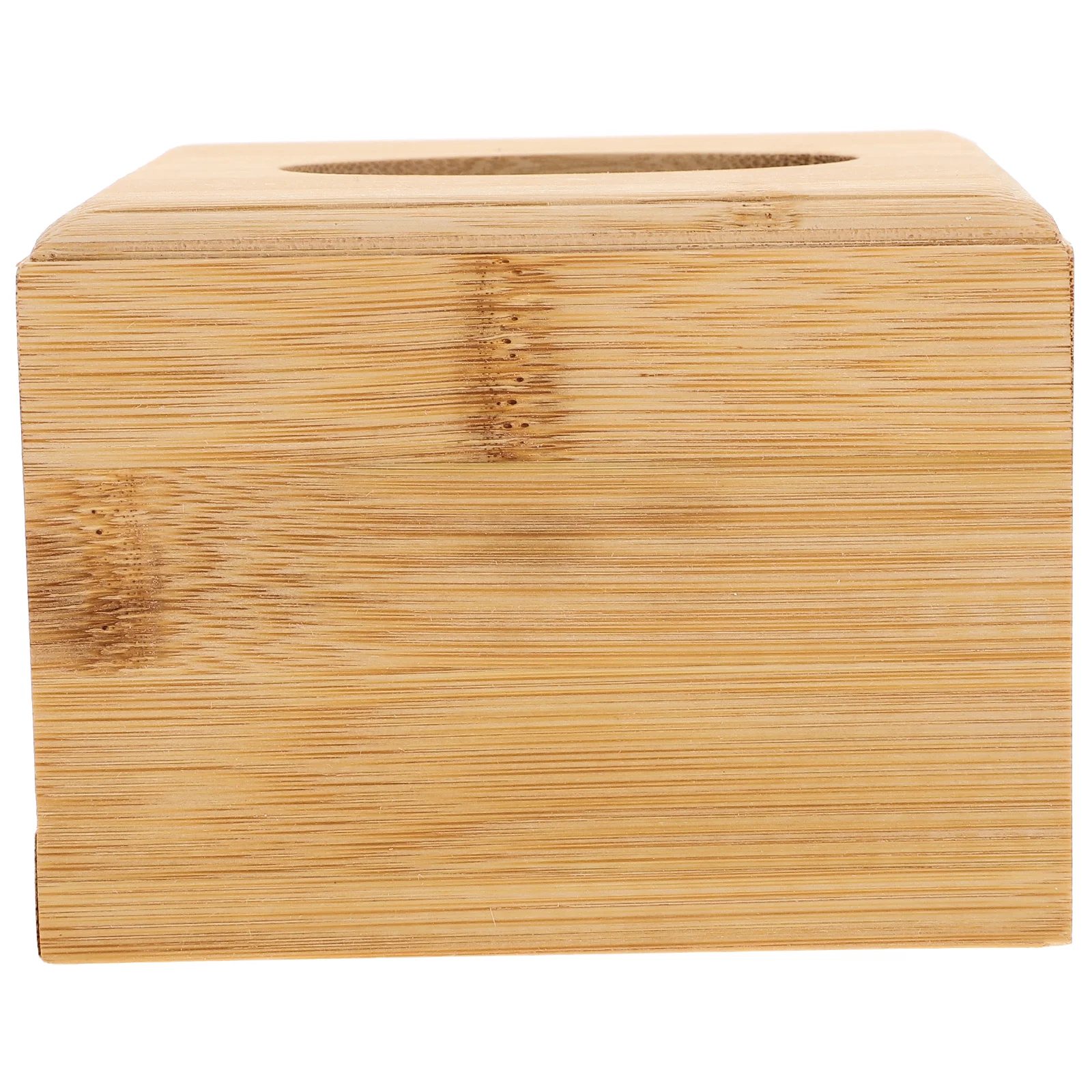 

Square Wooden Tissue Box Cover 11.50x11.50x8.50cm Decorative Desktop Holder Elegant for Home Office Car Hotel