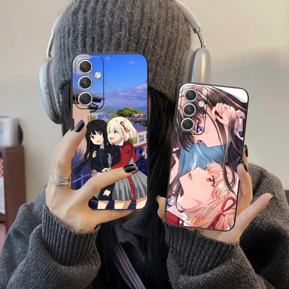 

Lycoris Recoil Anime Mobile Phone Case for Samsung Galaxy S25 S24 S23 S22 S21 S20 Note20 Plus FE Ultra Colour Protective Luxury