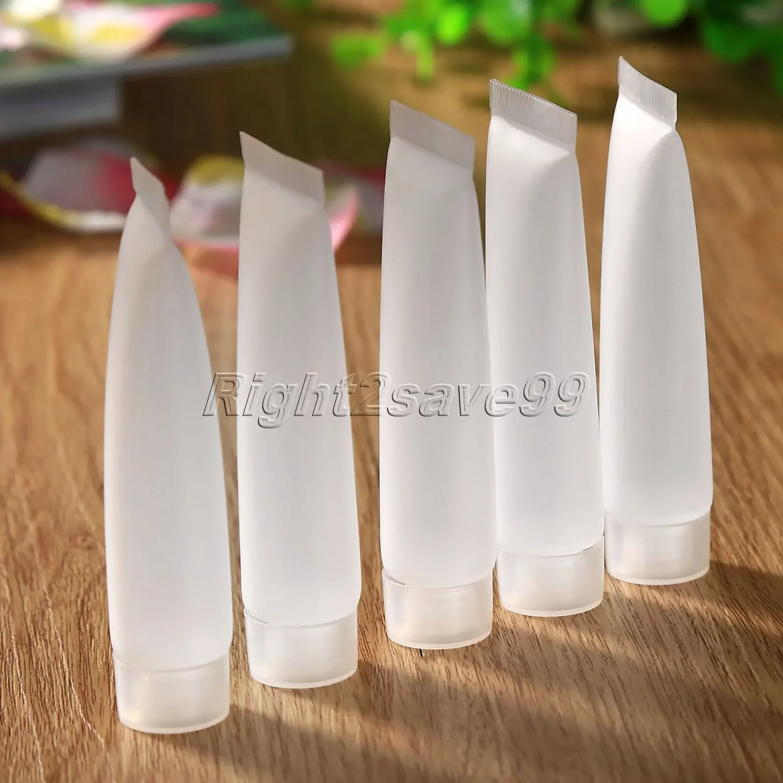 5PCS 15ml Transparent Soft Tube Empty Clear Cosmetic Cream Lotion Shampoo Facial Cleanser Containers My Bottle Perfumes