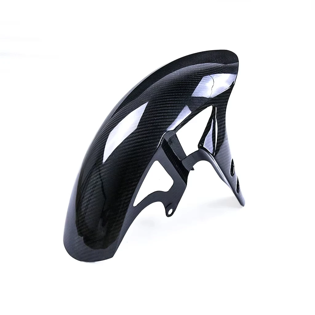 اكسسوارات الدراجات النارية الجبهة الحاجز سبلاش واقيات الطين 3K ألياف الكربون الجافة النقية لياماها YZF R1 R1M R6 MT10 FZ10 2016-2024