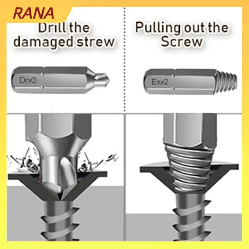 

33 Pieces Damaged Screw Extractor Kit & Screwdriver Bits Set Easy Out Stripped Screw Bolt Extractor Set