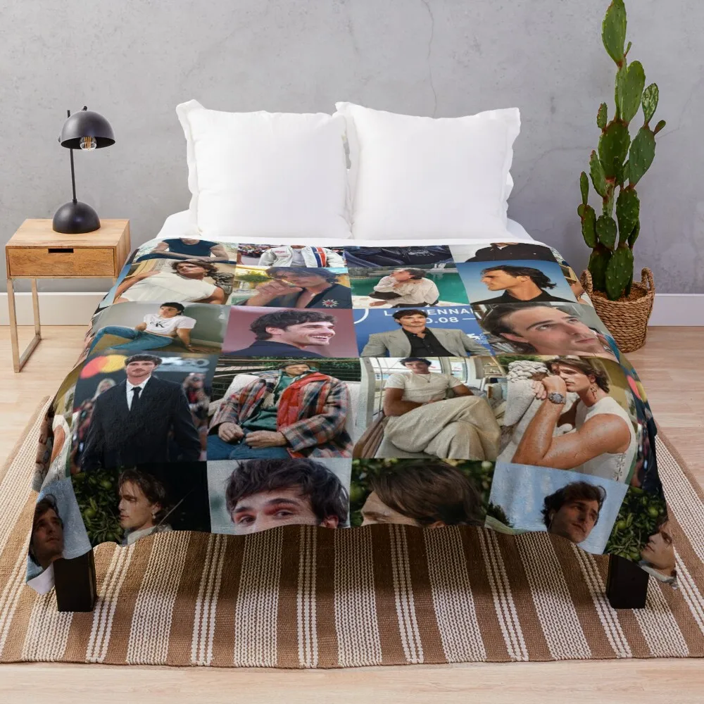 Jacob Elordi Throw Blanket Fashion Sofas manga Luxury Designer Blankets