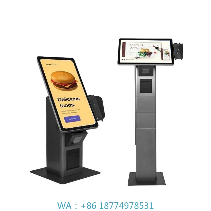 Machine Service Payment Self-service Kiosk Restaurants POS Terminal Ordering Kiosk Smart Digital Food Aluminum Kiosk