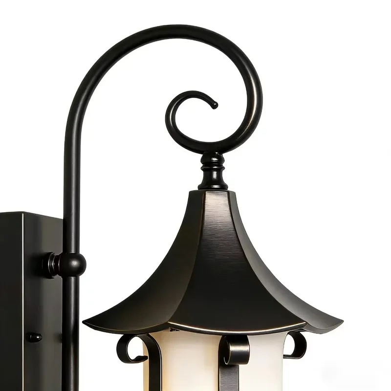Square/cylindrical outdoor LED garden wall light IP65 waterproof, light sensor, aluminum structure, multi-color optional
