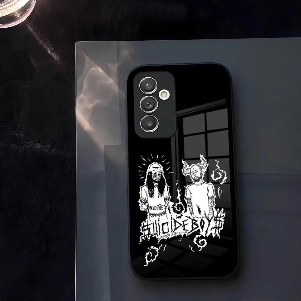 Suicideboys G59 Phone Case Glass for Samsung Galaxy S21 S22 S20 S24 S23 Ultra Fe Plus A34 A54 A24 A52 A53 M54 Coque