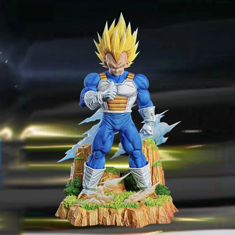 

37cm Anime Dragon Ball Figure Spacesuit Vegeta Action Figure Super Saiya Statue Prince Figurine PVC Collectible Decoration Toys