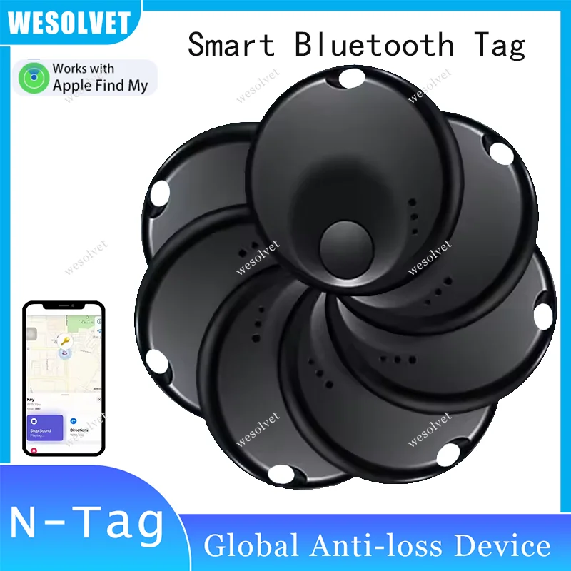 

Мини-умные Airtags Bluetooth-локатор тегов, анти-потерянный кошелек, брелок-трекер, поиск ключей для домашних животных, детей, использование Find My (только IOS)