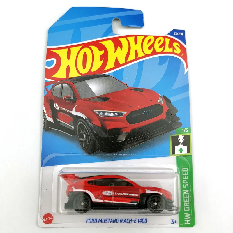 2022-73 รถล้อร้อน FORD MUSTANG MACH-E 1400 1/64 โลหะDie-Cast Collectionของเล่น