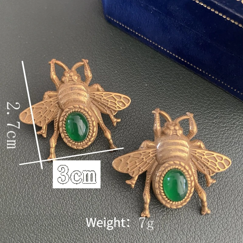 Fashion Jewelry Vintage Temperament Bee Earrings For Women Female Gifts Delicate Design Ear Accessories 2024 Trend New