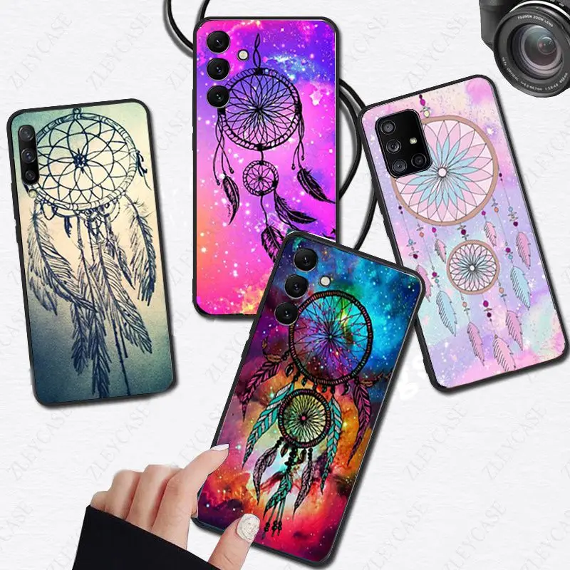 dream catcher feathers Cover For Samsung Galaxy A55 A54 5G A24 A52 A23 A13 A53 A32 A22 A34 A41 A42 A33 A20E A40 A51 A21S Cases