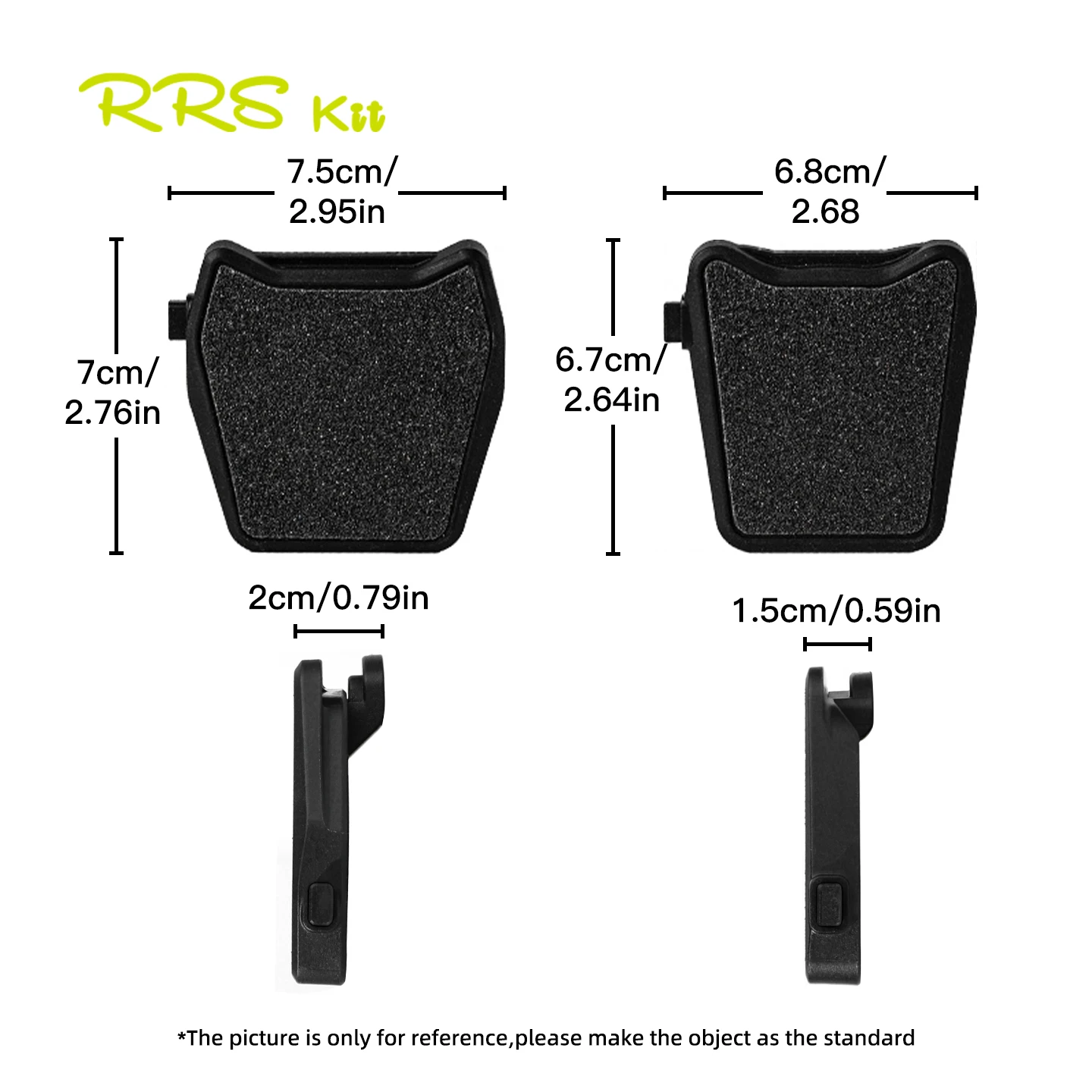 RRSKIT الطريق دواسة دراجة المربط محول لنظام Shimano SPD دراجة كليب دواسة محول ل منصة كيو دواسة تحويل محول #5