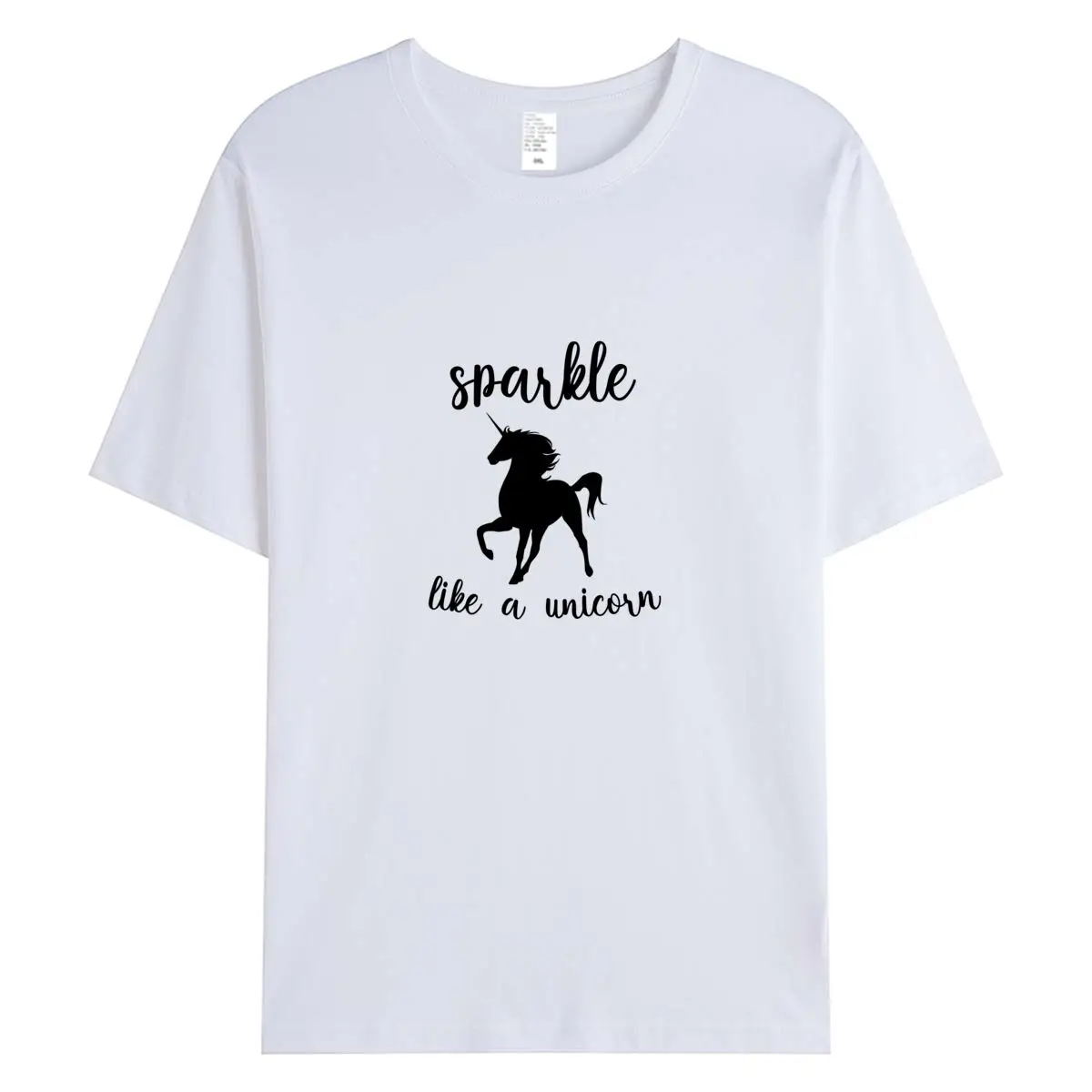 2026 Summer Tshirt Women Short Sleeve Tees Tops Woman Cotton Clothing New Unicorn Graphic T Shirts Oversized Female T-shirt