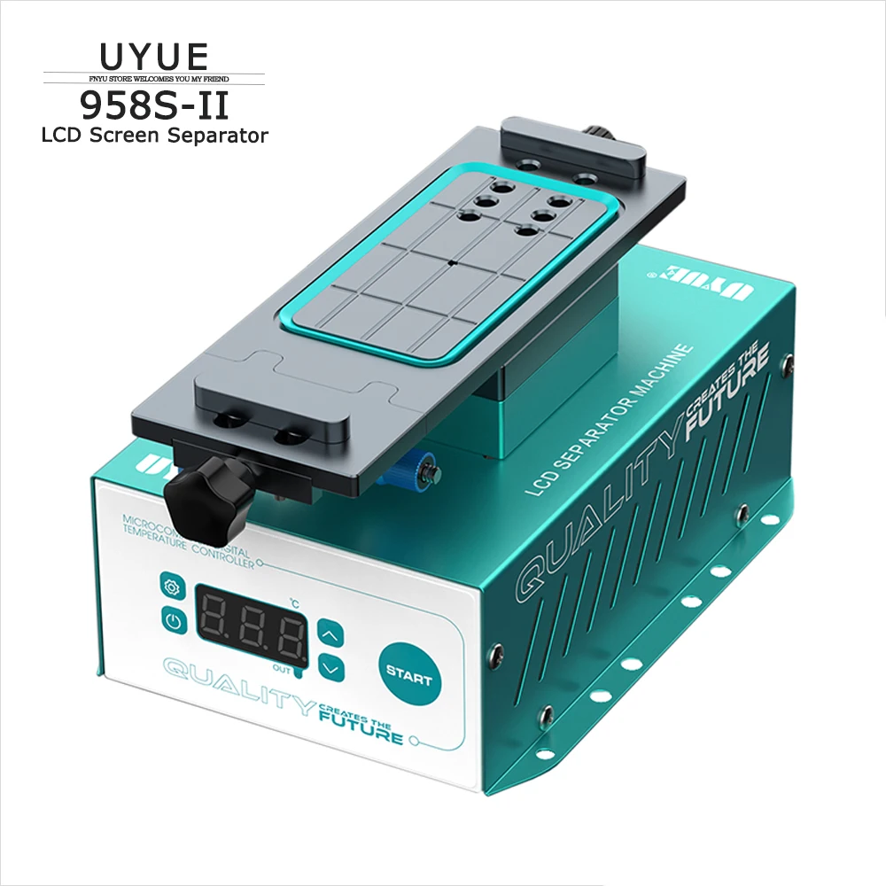 

UYUE 958S-2 LCD Screen Separate Machine Built-in Vacuum Separator for 7' Screen Repair Tool 360 Rotation Intelligent Segregator