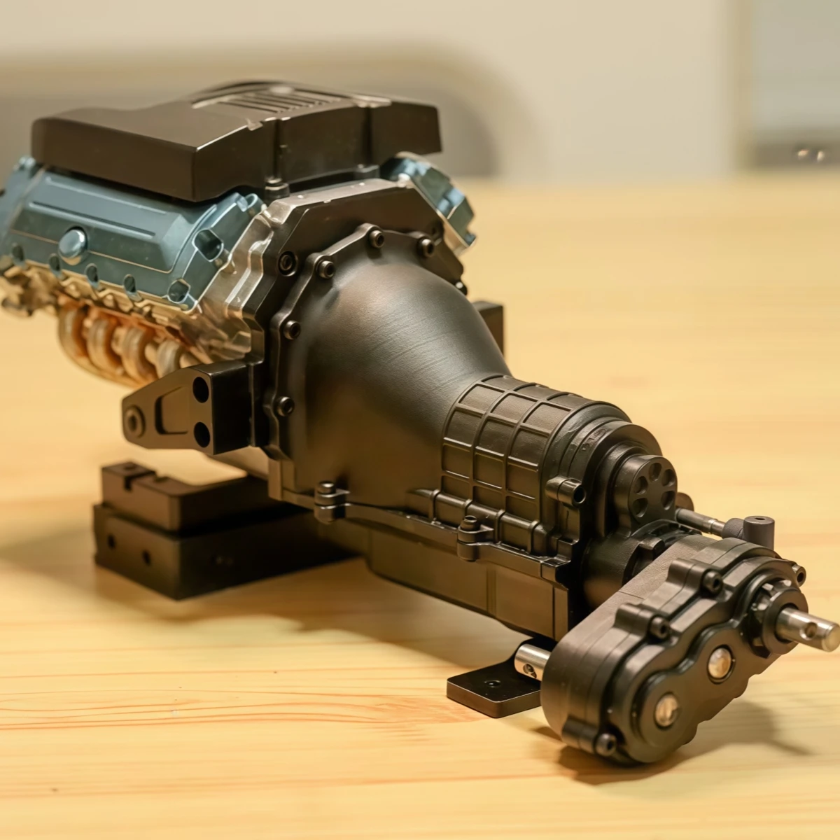 Metal 2‑Speed Transmission Gearbox W/ Neutral‑Gear For 1/10 Tamiya CC01 Wrangler Crawler Chassis 275‑313‑325mm Wheelbase RC Car