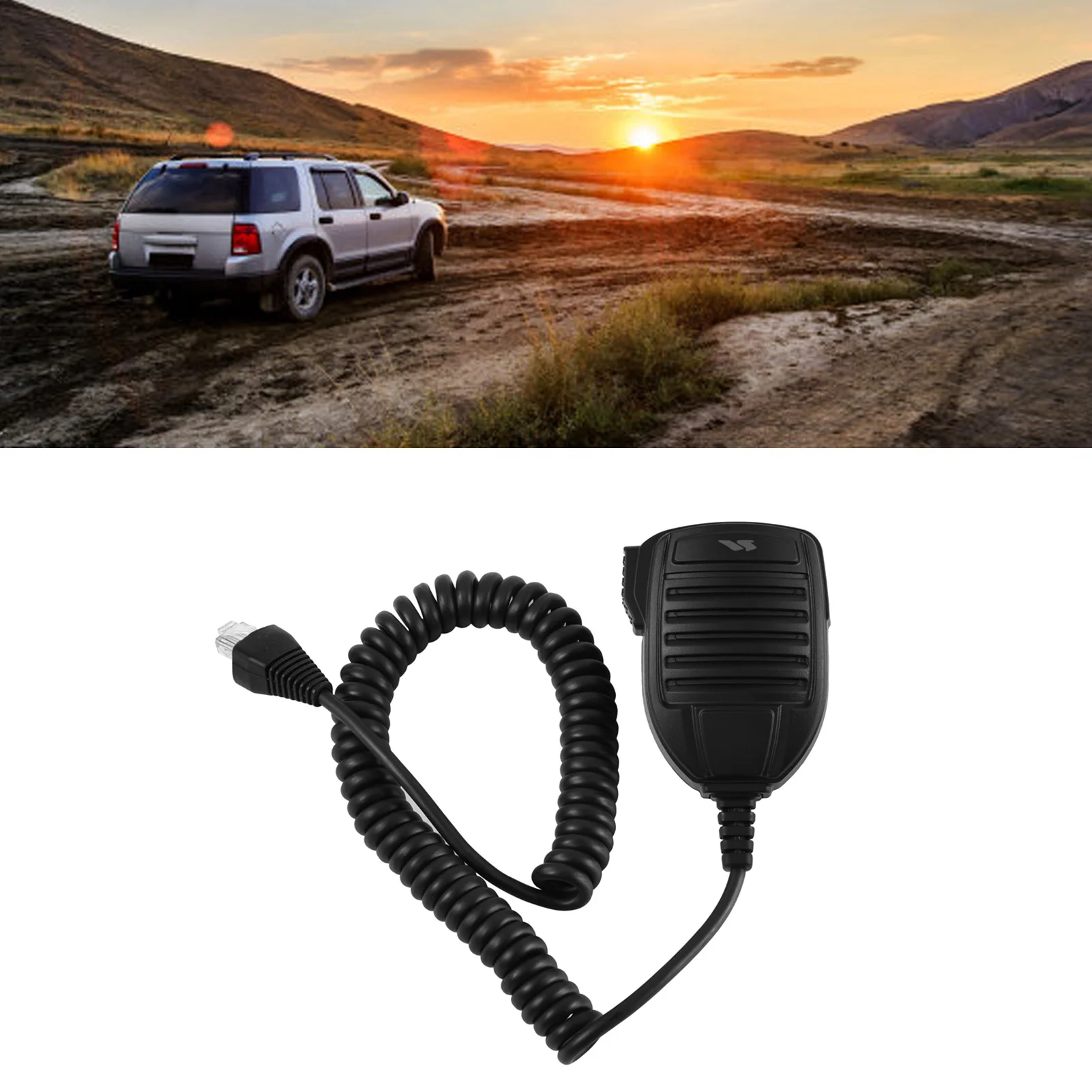 MH‐67A8J Micrófono móvil con cancelación de ruido Micrófono portátil duradero para radio Yaesu/Vertex VX2500 VX2508 VX2208 VX2108 8 pines