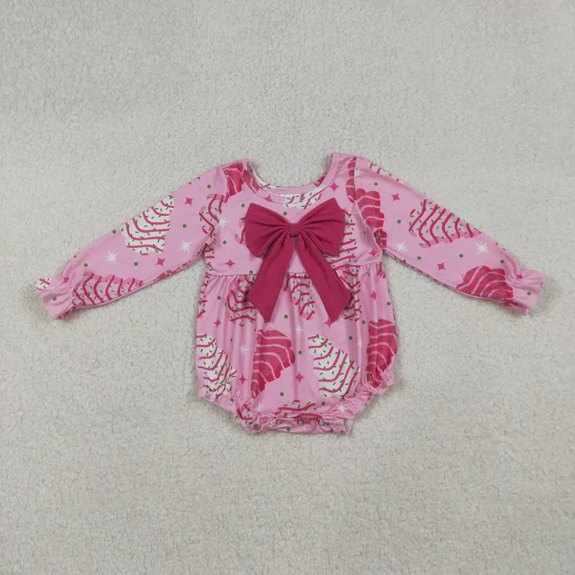 

Ready To Ship Christmas Baby Long Sleeve Romper Boutique Girls Romper