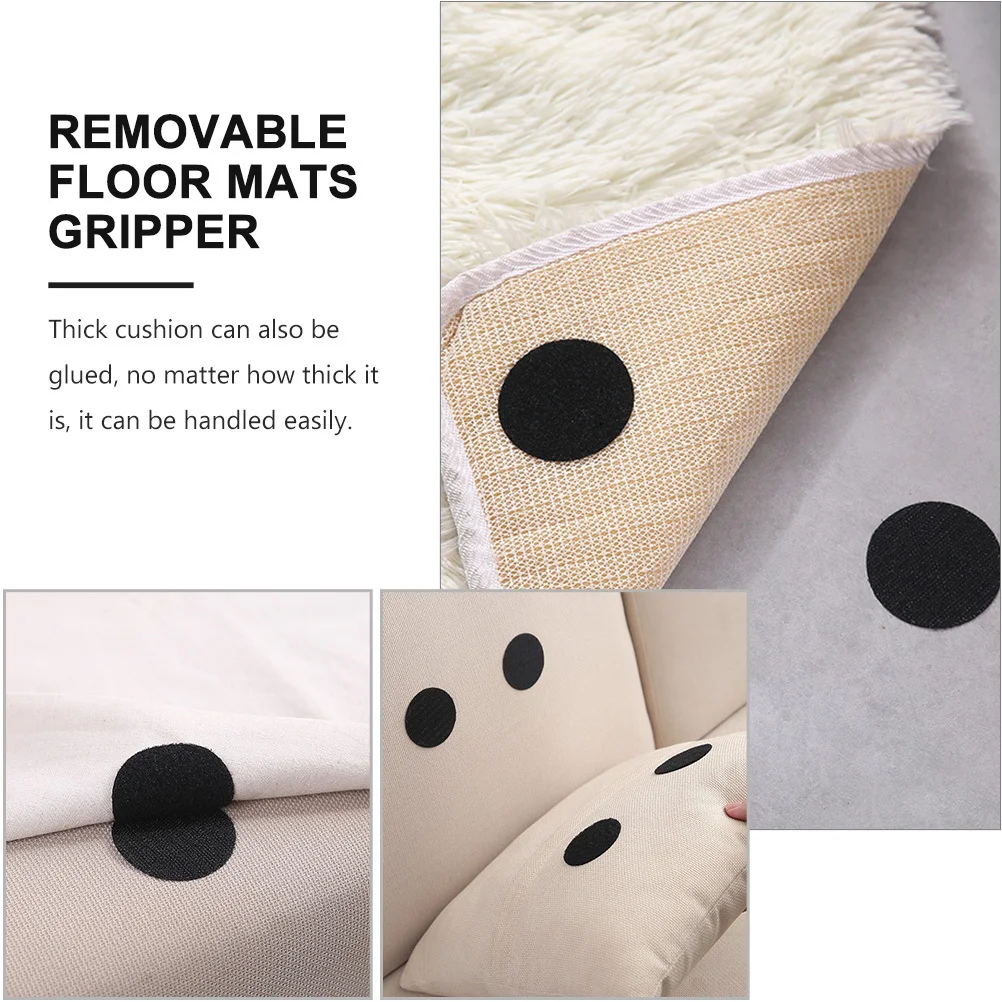 

60pcs Anti-Slip Heavy Duty Non-Trace Rug Fixing Pads Home Carpet Stickers Removable Floor Mats Gripper Sofa