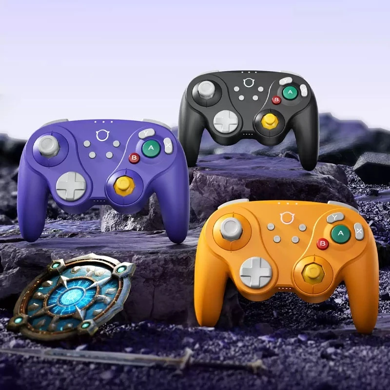 NYXI Warrior Wireless Bluetooth Game Controller,NGC Retro Style Gamepad for Switch 2/Switch OLED/PC/Wii,Hall Joystick Game Gifts