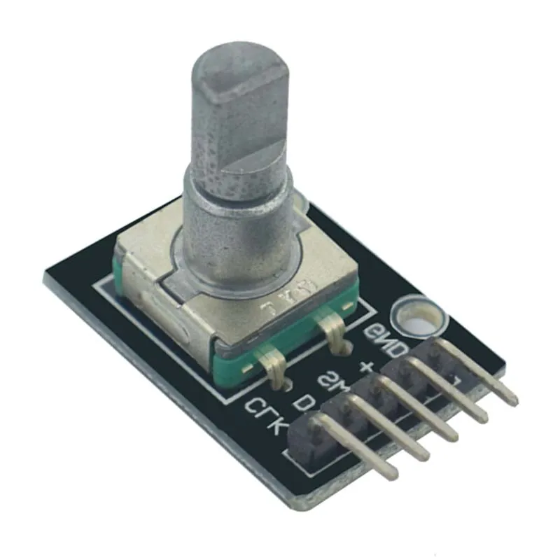 5 pz KY-040 HW-040 360 Gradi Rotary Encoder Modulo Interruttore Sensore di Mattoni Interruttore di Sviluppo Potenziometro manopola Kit per Arduino