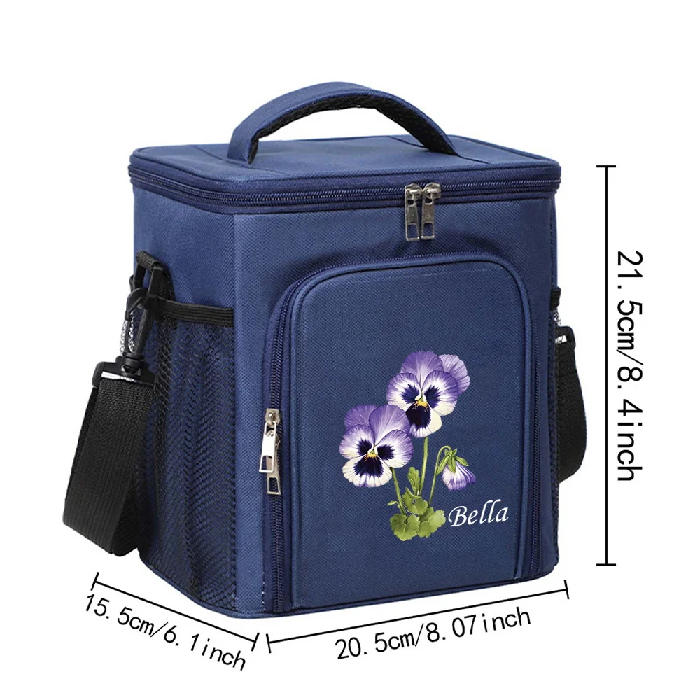 Personalized Customized New Large-capacity Outdoor Picnic Ice Pack Waterproof And Fresh-keeping Portable Handbag