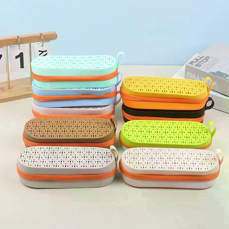 Silicone Swimming Glasses Organizer Protector Soft Glasses Case Swimming Gear Breathable Glasses Protector Student Products