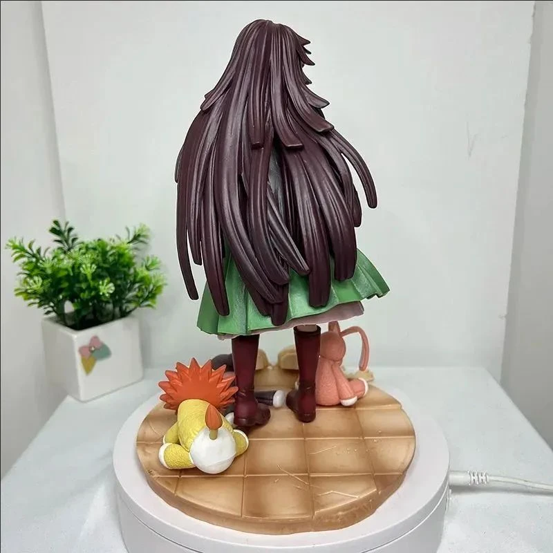 Figurki Alluka Zoldyck 25 cm Anime Hunter Hunter GK Wymienne Twarz Kolekcja Ozdoby Prezenty Dekoracja Biurka Zabawki Urodzinowe