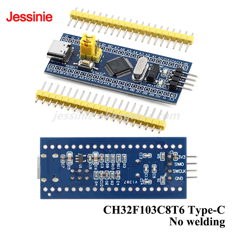 STM32F103C6T6 STM32F103C8T6 APM32F103C8T6 CH32F103C8T6 CH32V103C8T6 GD32F103C8T6 für Arduino Micro/Typ-C Entwicklungsboard