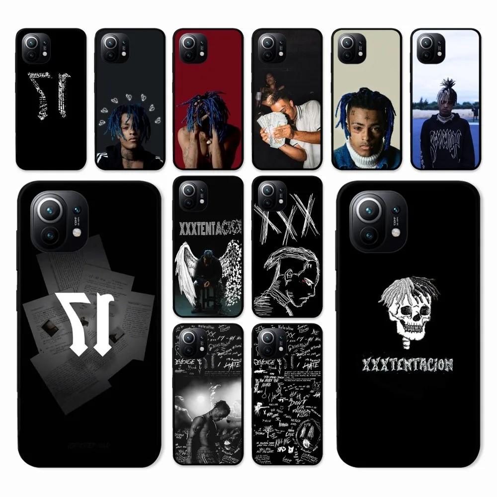 X-XXXTentacions 17 Rapper Phone Case For Xiaomi Mi 5X 8 9 10 11 12 Lite Pro 10T PocoX3pro PocoM3 Note 10 Pro Lite