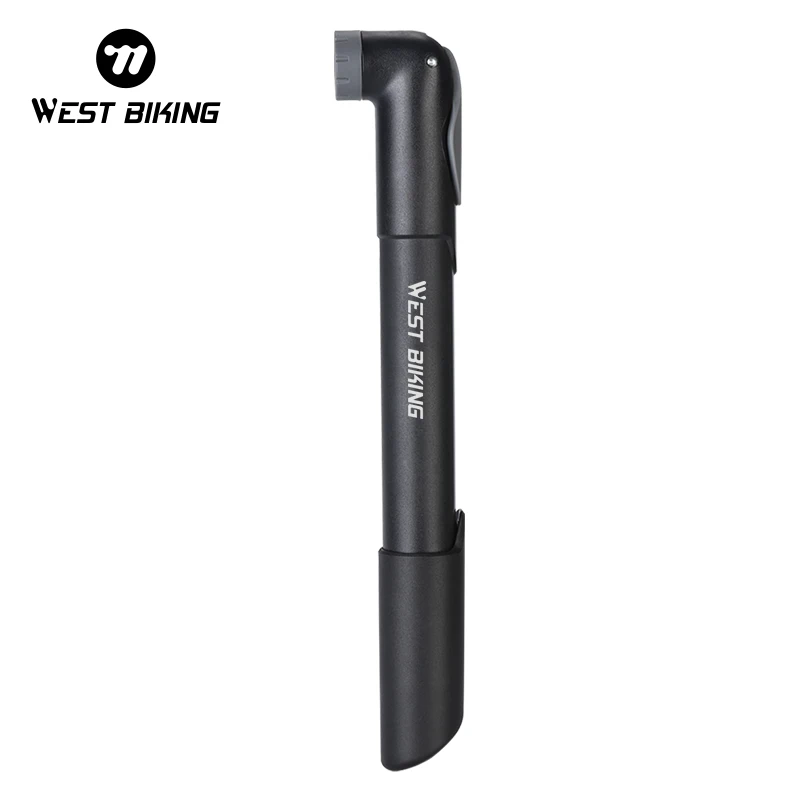 WEST BIKING Mini Bicycle Pump 120PSI Portable Schrader/Presta Valve Air Pump Bike Tire Hand Inflator MTB Road Bike Accessories