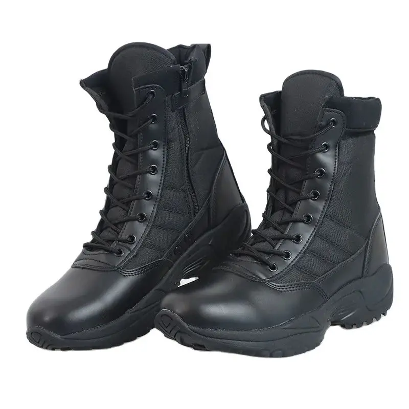 

Genuine Leather Tactical Boots Men's Boots Desert Combat Boots Outdoor Hiking Boots Ankle Shoes Men Tactical Boots
