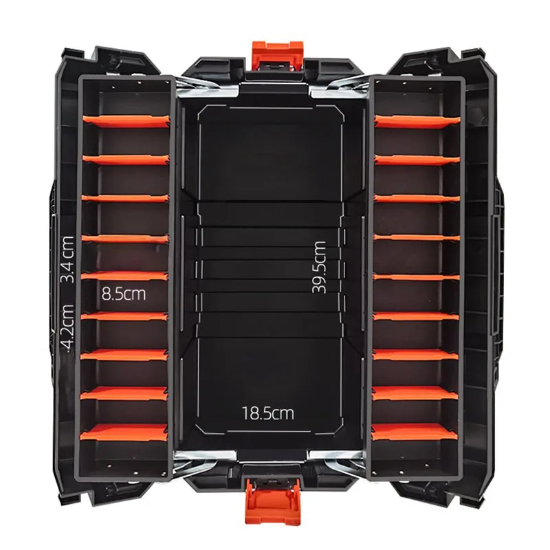 Electrician Tool Boxs Folding Tools Organizer Boxs Storage Multifunctional Automotive Mechanical Workshop Tools Accessories