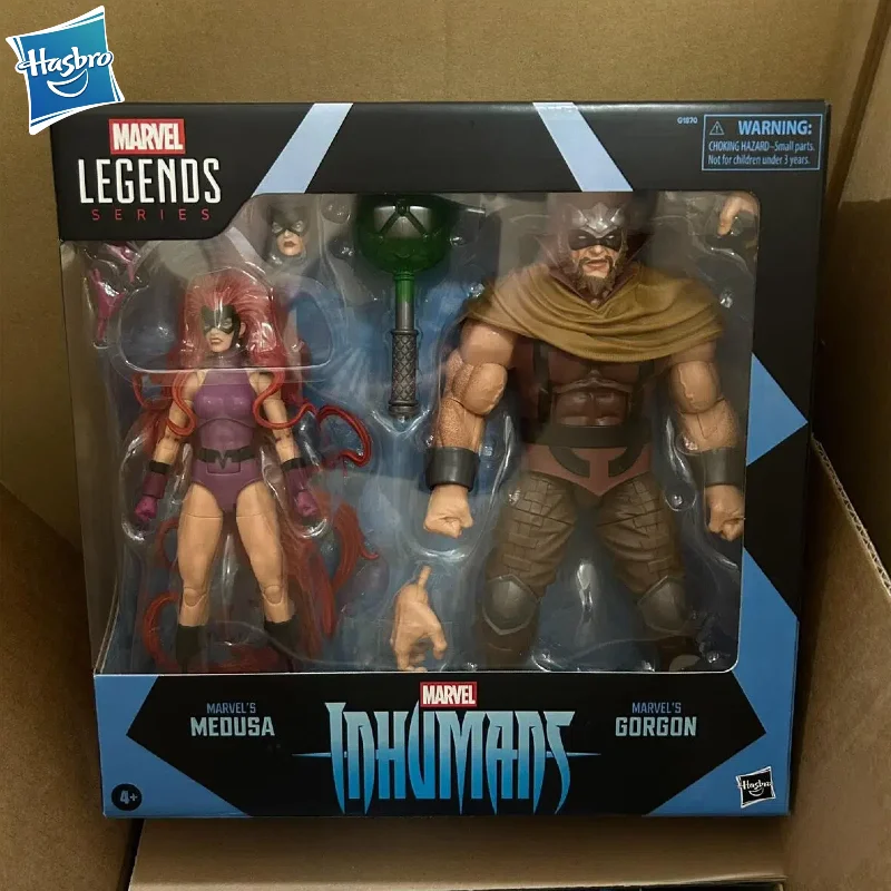 

【IN STOCK】Hasbro Marvel Legends Series Medusa & Gorgon (InHumans) 15cm Action Figure Collection Original Model Toy Ornament Gift