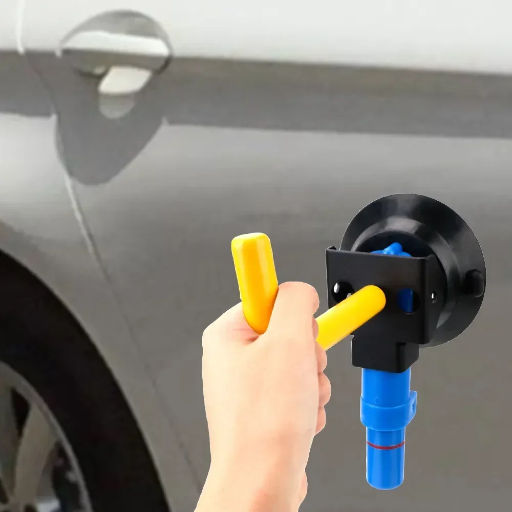 

Vacuum Suction Cup Dent Repair Puller Kit Hand Pump Base Car Paintless Dent Removal Tool Kit Slide Reverse Hammer Glue