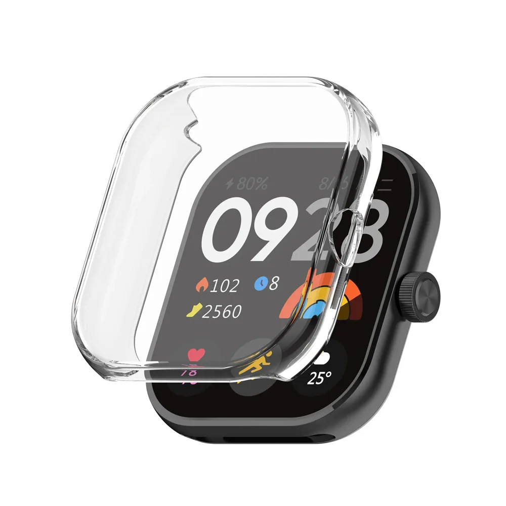 TPU Soft Silicone Case for Redmi Watch 3 Active Smart Watch Bumper Protector Cover For Xiaomi Redmi Watch 3 4 Protector Frame - view 2