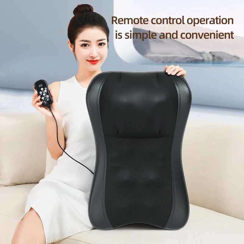 Back Massager Waist Massage Muscle Relaxation Massage cushion Portable Heating Massage Neck Massage Full Body Shiatsu Massager