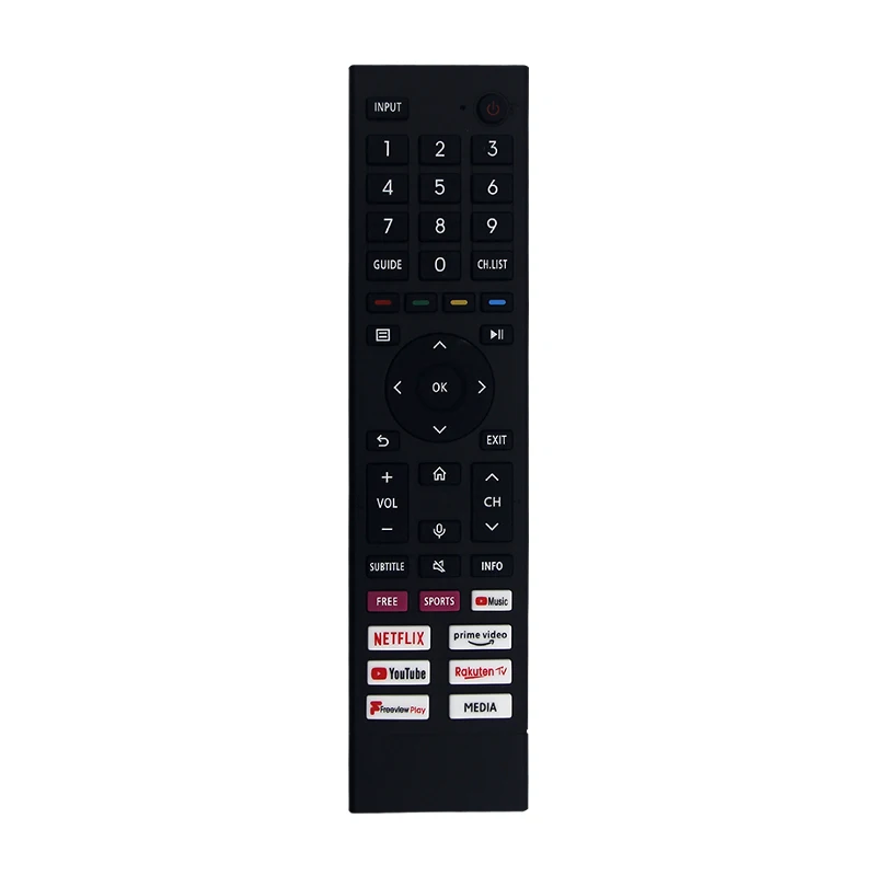 Compatible con Hisense TV 43A6G 50A6G 55A6G 50A6GTUK 55A6GTUK 65A6GTUK 75A6GTUK Control remoto ERF3A80 Reemplazo de accesorios