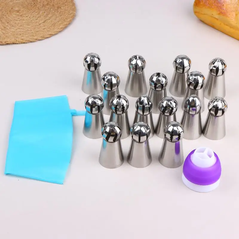 3/6/9Pcs Cake Piping Tips Set Stainless Steel Decorating Tools For Kids Beginners Cupcakes Cookie Parties