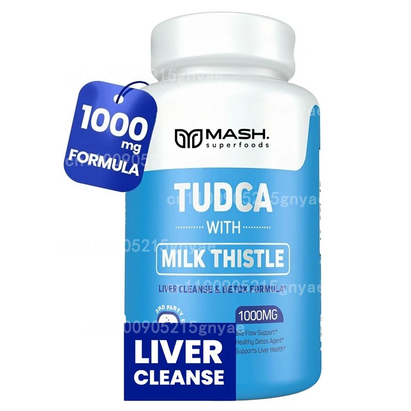 TUDCA Contains NAC Supplement 1200mg -60 Capsules, N-acetylcysteine, Liver Antioxidant Supplement, Digestion