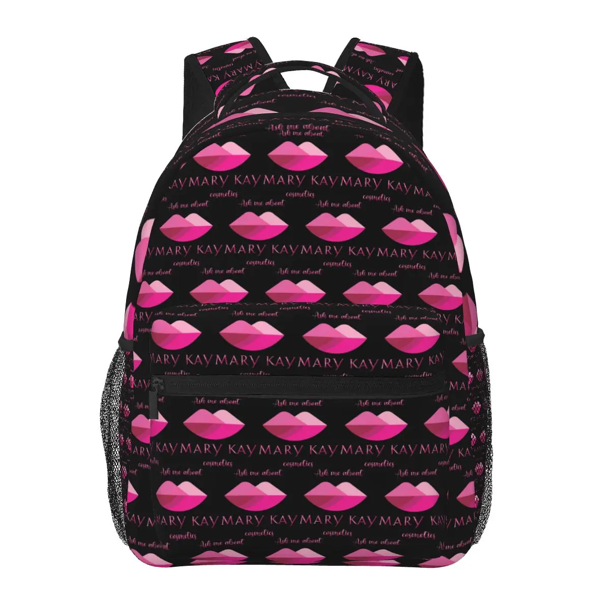 

Ask Me About Mary Kay Cosmetics Student Backpack School Bag Hiking Travel Daypack for Men Women Fashion Bookbag Shoulder Bags