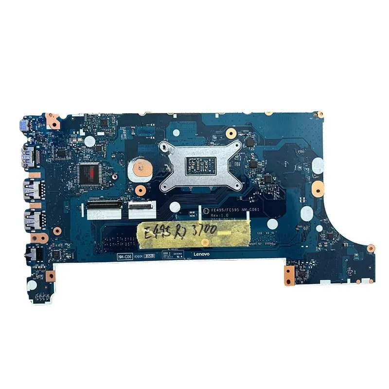 For Lenovo ThinkPad E495 E595 R7-3700 NM-C061 FE495/FE595 Laptop Motherboard Notebook Mainboard Accessories 100% test OK