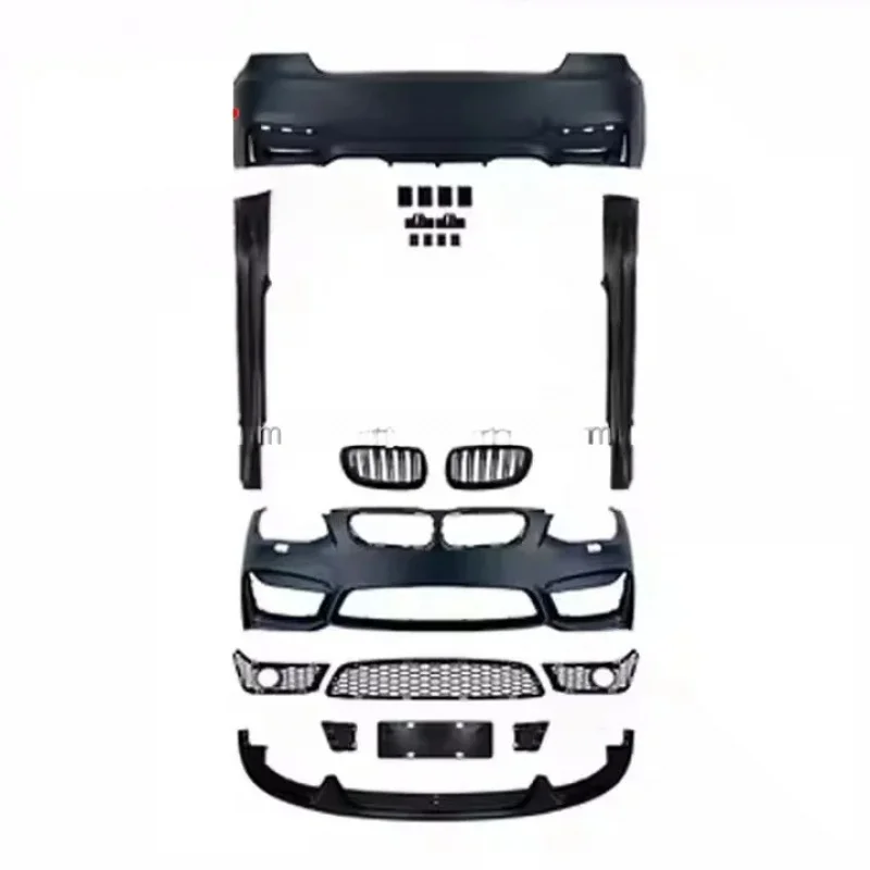 

Upgrade Bodykit M4 Front Lip Grille Side Skirts Rear Bumper 2010-2013 3-Series E92 Front Use