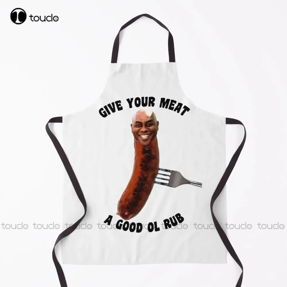 Ainsley Harriott - Give Your Meat A Good Ol Rub Apron Aprons Man For Women Men Unisex Adult Garden Kitchen Apron