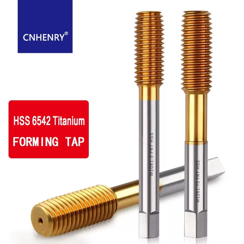 Forming Machine Taps Metric Fine Thread Extruding Titanium Nitride M35 Coating For Stainless Steel By Extrusion Taps