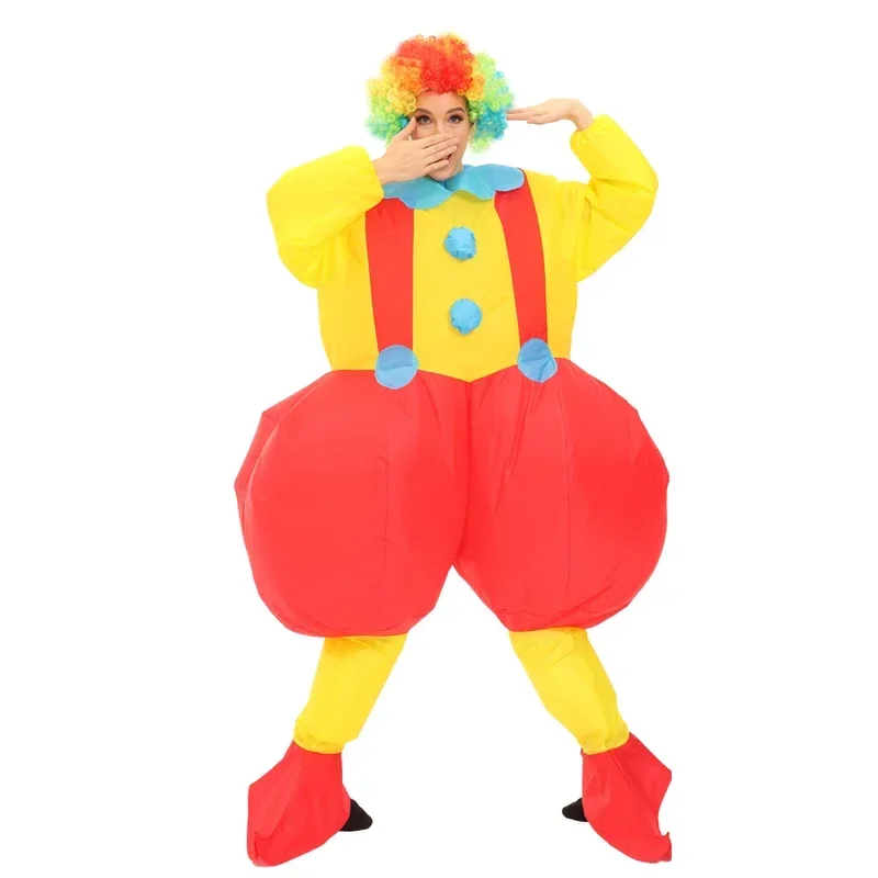 Annual Party Stage Performance Birthday Adult Role Play Super Fun Funny Big Butt Clown Dress Up Inflatable Costume MN4