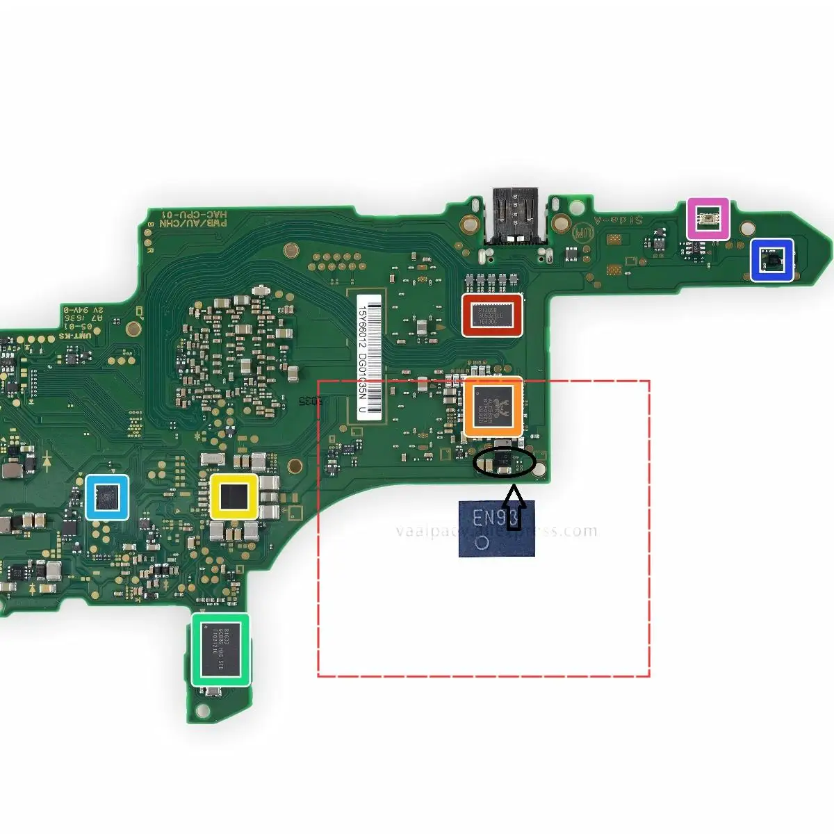 For Switch Main Board Buck-Boost DC/DC Converters with Synchronous Rectifiers Repair Replacement Chips Mark EN** EN7R ENIL
