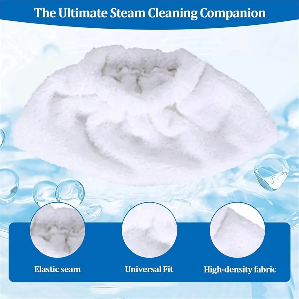 Microfiber Cloths for Handheld Steam Cleaners Reusable Washable Steam Cloth Accessories High Absorbency Pads B