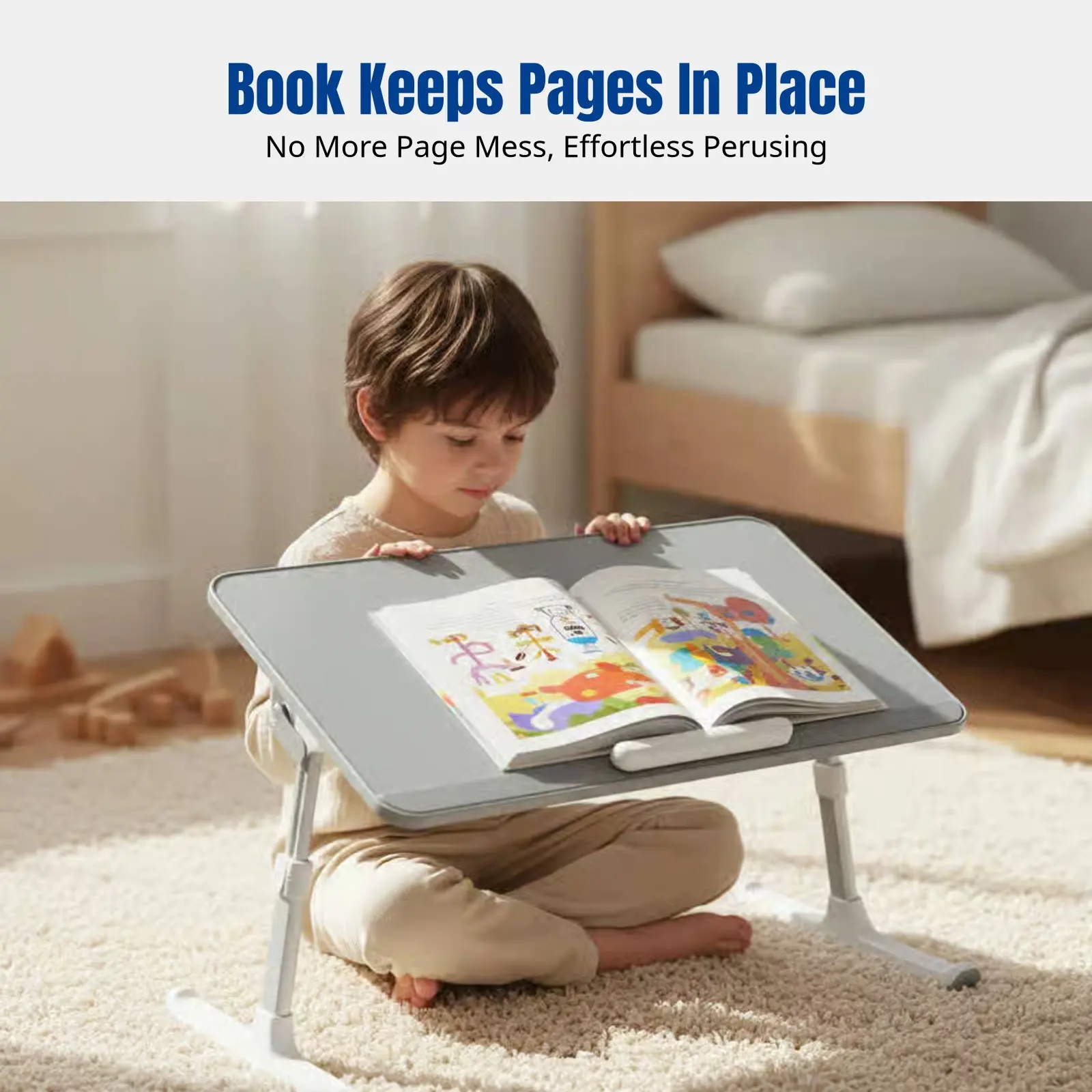 adjustable-study-desk-foldable-book-stand-kids-bed-table-metal-multi-angle-large-surface-book-holder-posture-correction
