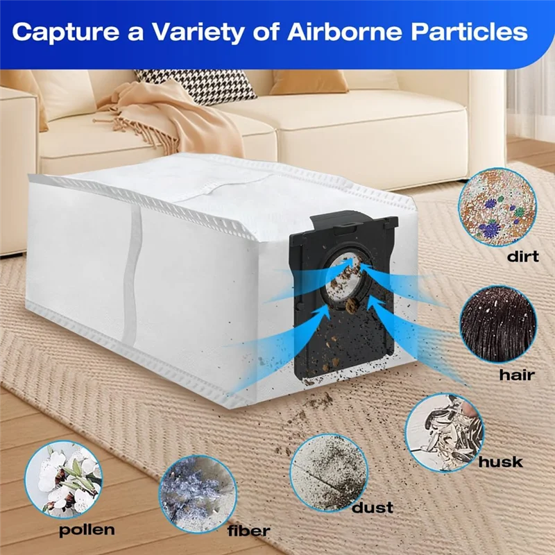 ل Dreame X40 Ultra/L40 Ultra/S20 Pro Ultra/MOVA P10 Ultra أجزاء المكنسة الكهربائية تصفية الجانب فرشاة كيس الغبار ممسحة منصات حار!