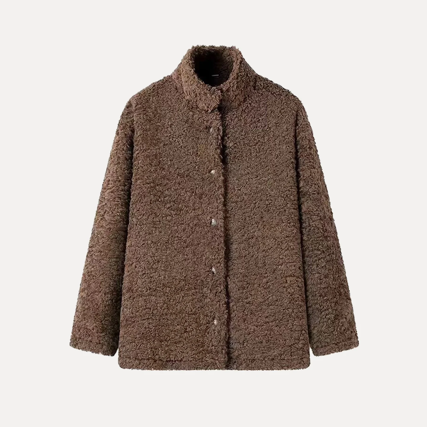 

Ele повседневное женское пальто с большим меховым кругом и длинным светом на пуговицах Z, осень 2023, Новое поступление