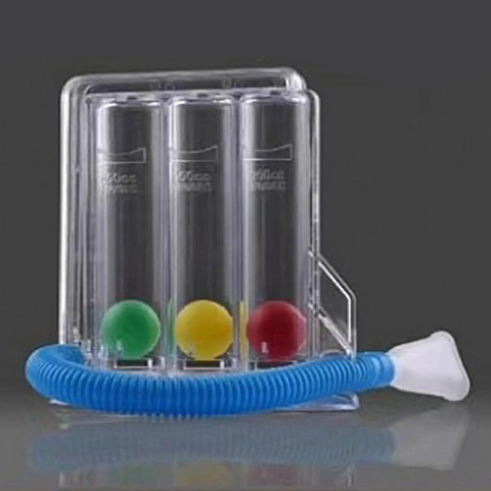 3-Ball Deep Breathing Exerciser Lung Deep Breath Trainer Incentive Spirometer Spirometry Breath Measurement System